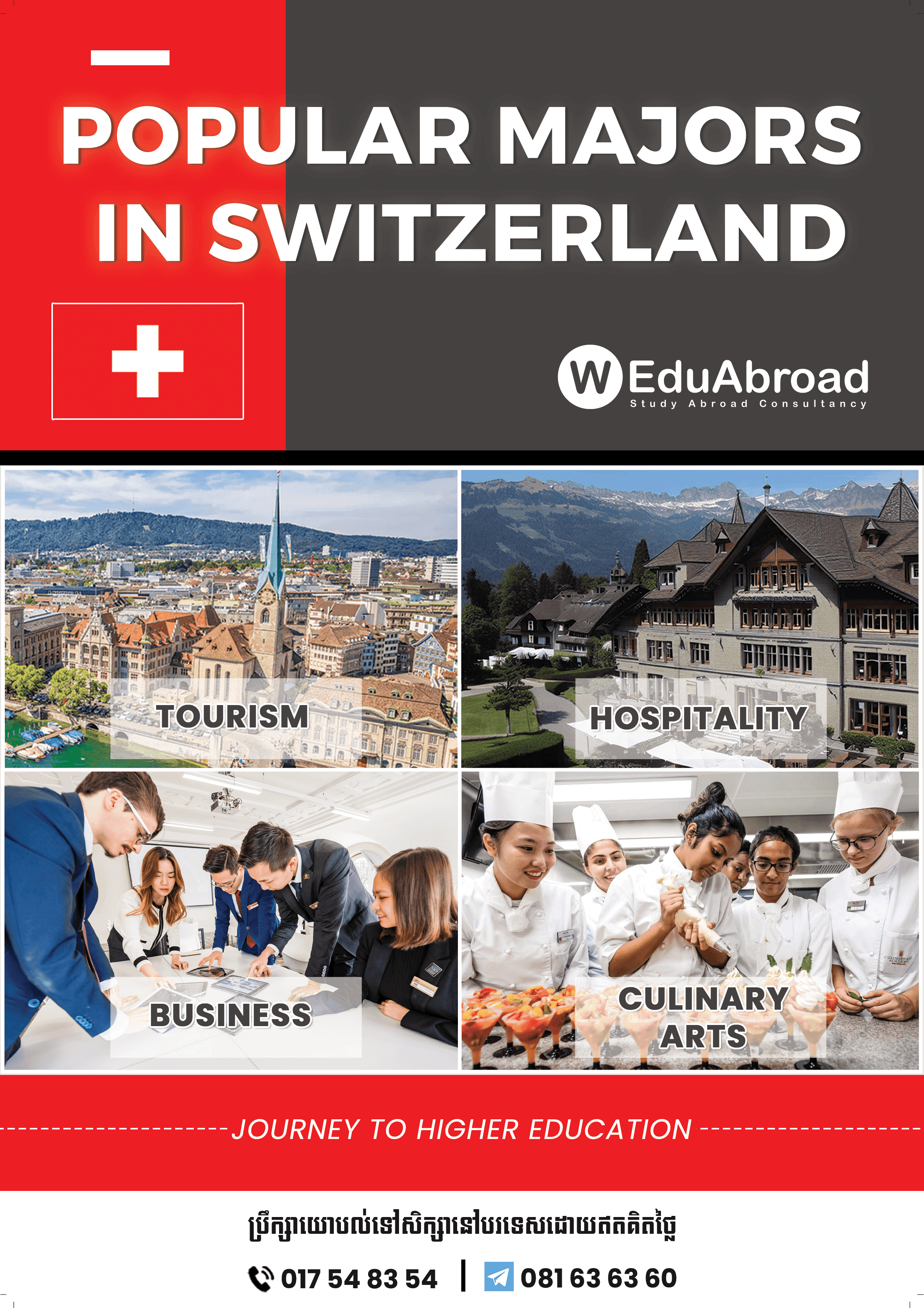 Popular Majors in Switzerland